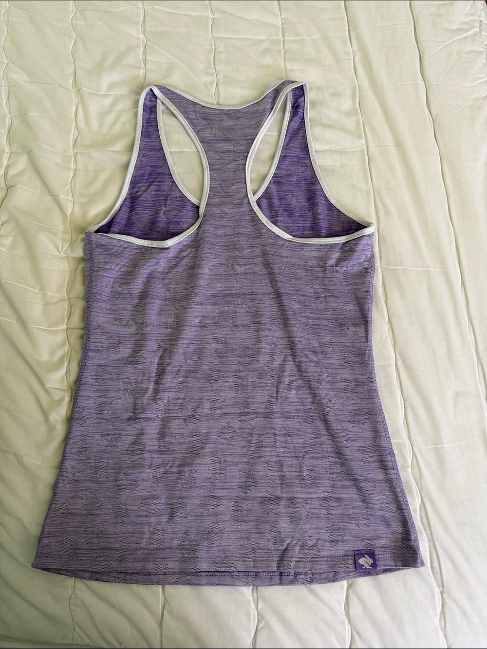 Rabbit Purple Rabbit Mesh Racerback Women's Tank Top size small - Picture 3 of 3